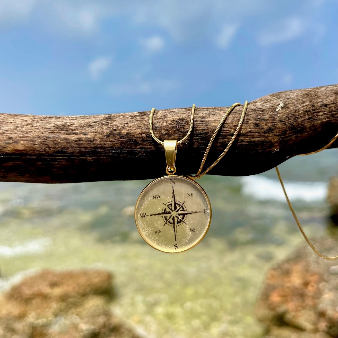 Colgante Rosa de los Vientos